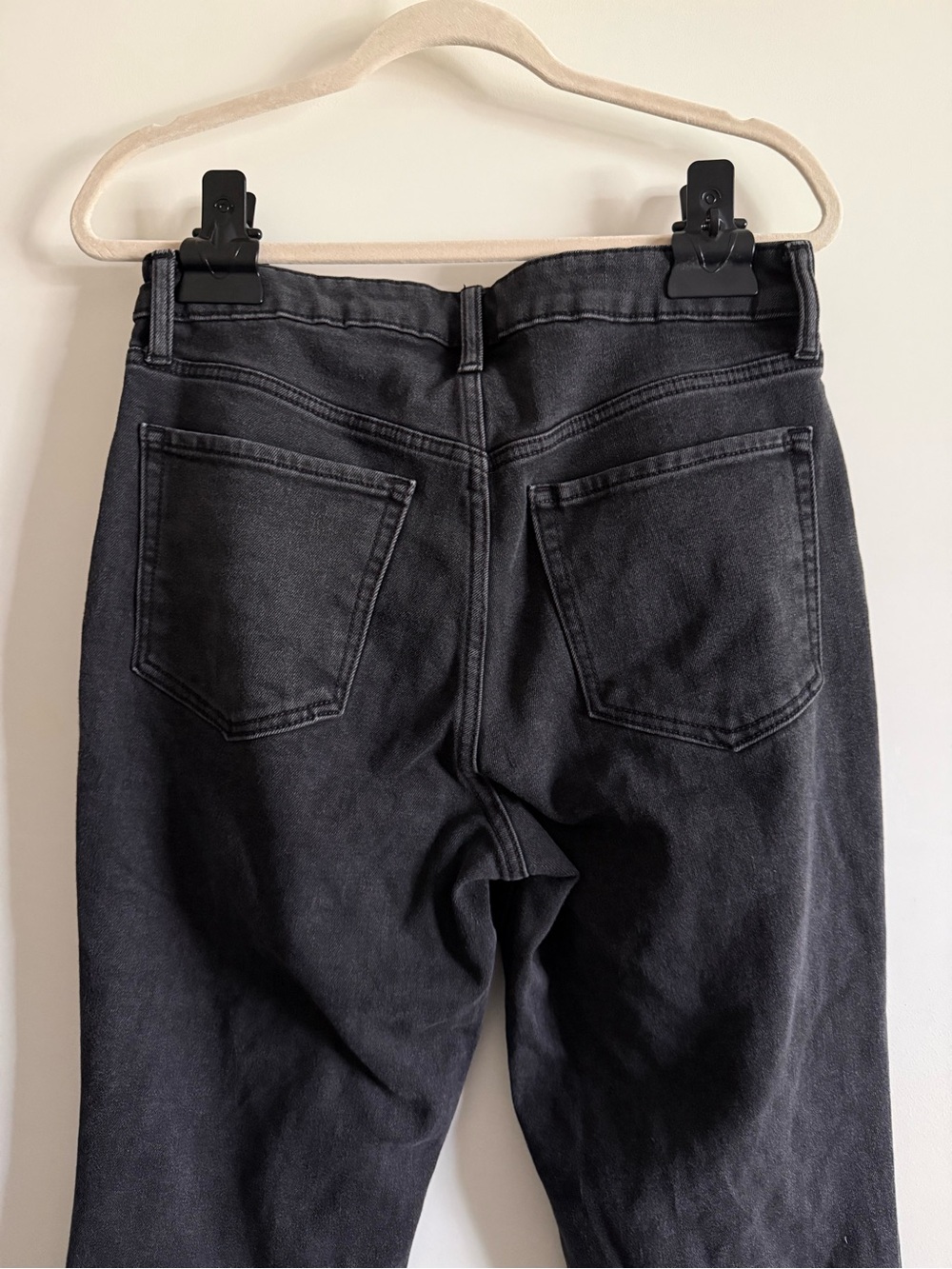 Old Navy High Rise O.G. Straight Ankle Built-in Warm Jeans - Picture 4 of 6